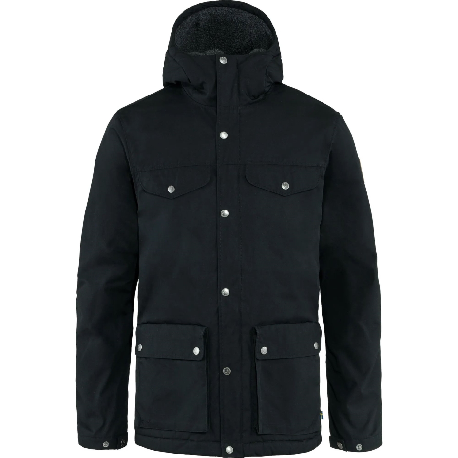 Jaqueta De Inverno Preta Fjällräven Greenland M