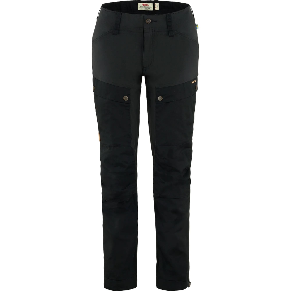 Fjällräven Calça Keb C Curta Preta