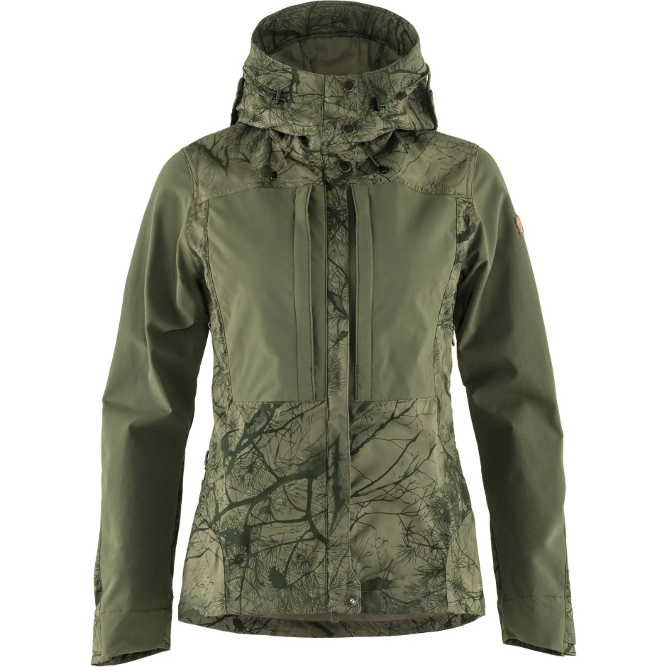 Jaqueta Keb W Fjällräven Verde Camuflado Verde Louro