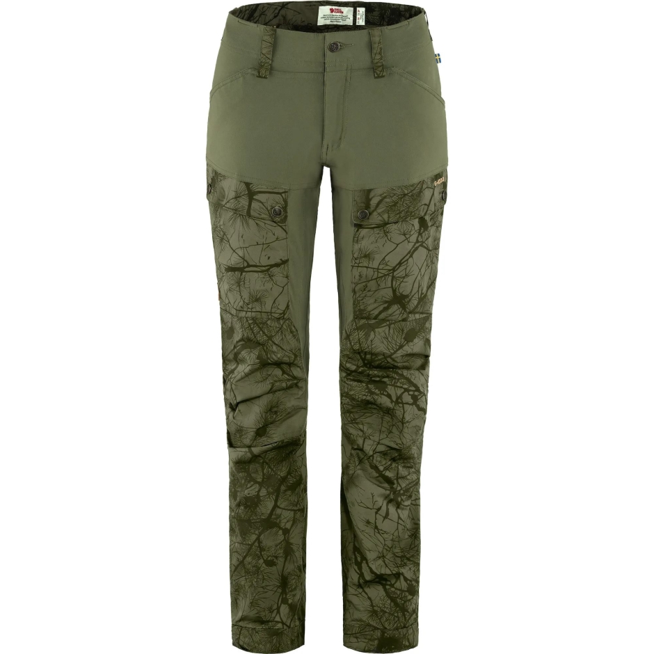Calça Keb W Reg Fjällräven Verde Camuflado Verde Louro