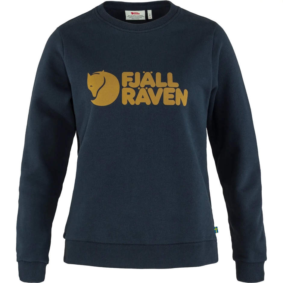 Suéter Com Logo Azul Marinho Escuro Fjällräven