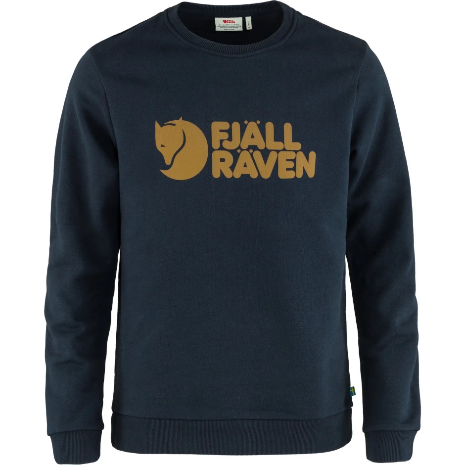 Suéter Logo M Fjällräven Marinho Escuro