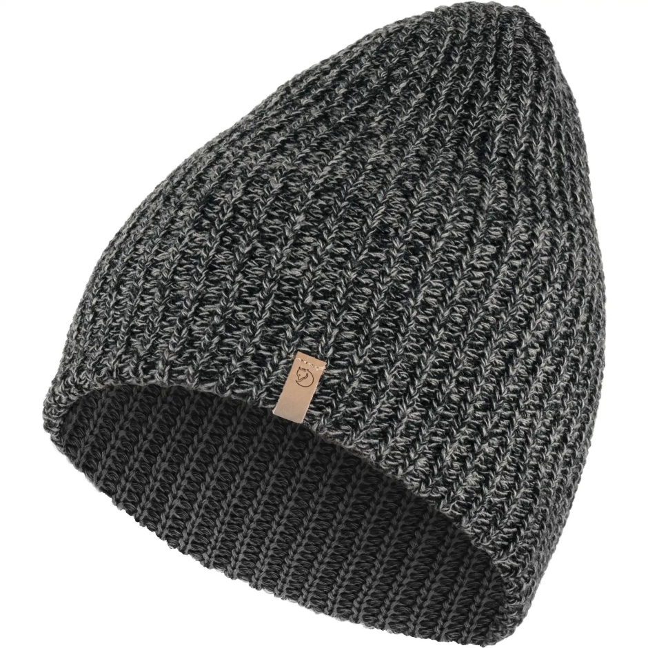 Fjällräven Övik Gorro Melange Preto