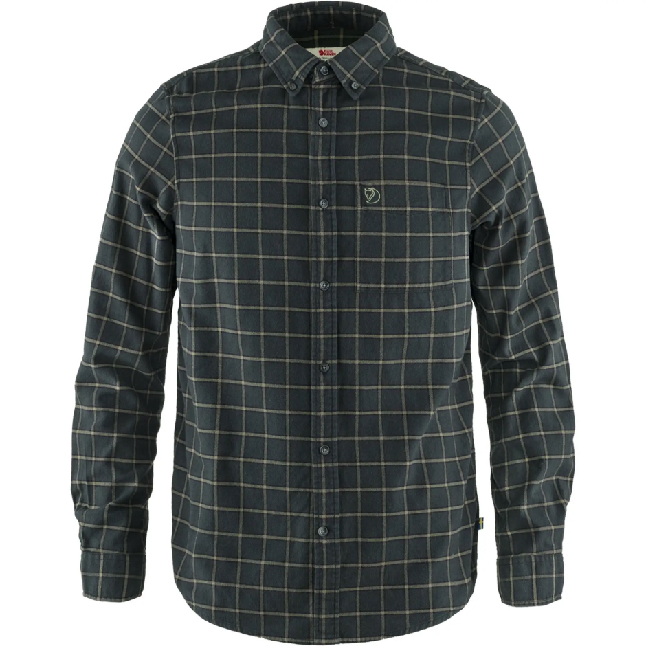Camisa De Flanela Cinza Escuro Fjällräven Övik W