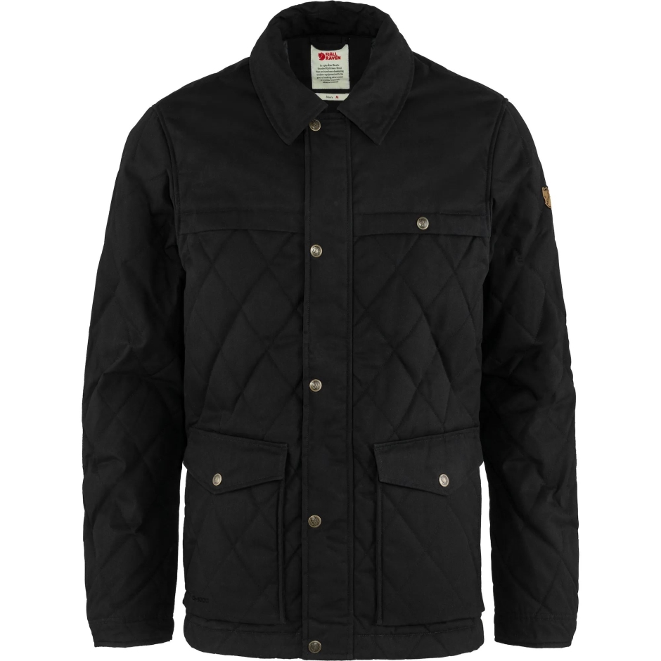 Jaqueta Acolchoada De Lã Övik M Fashion Fjällräven Preto