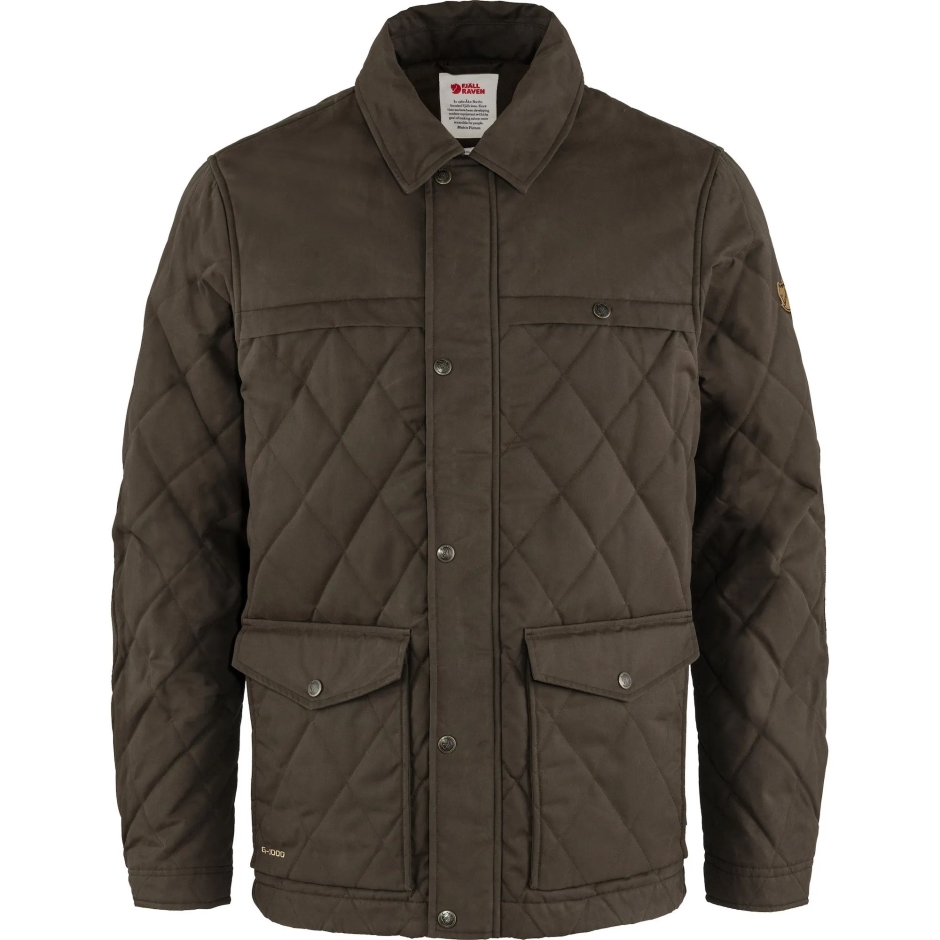 Jaqueta Acolchoada De Lã Verde Oliva Escuro Fashion Fjällräven Övik M