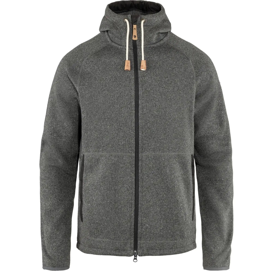 Moda Fjällräven Övik Moletom Com Capuz M Cinza Escuro