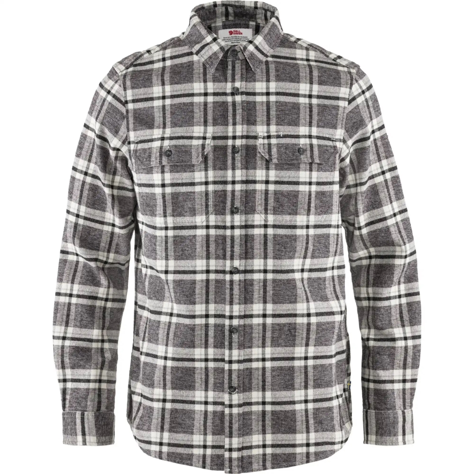 Camisa De Flanela Pesada Övik Cinza Escuro M Fjällräven