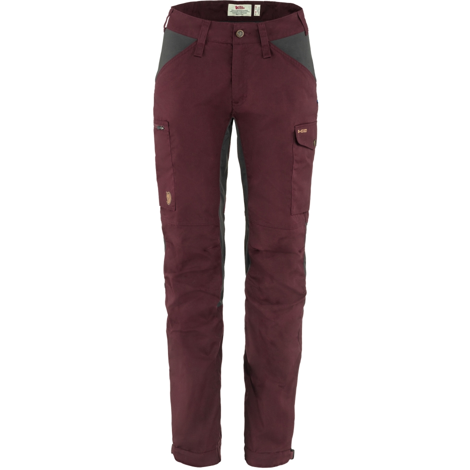 Calça Kaipak Cinza Granada Escura Curvada W Fjällräven