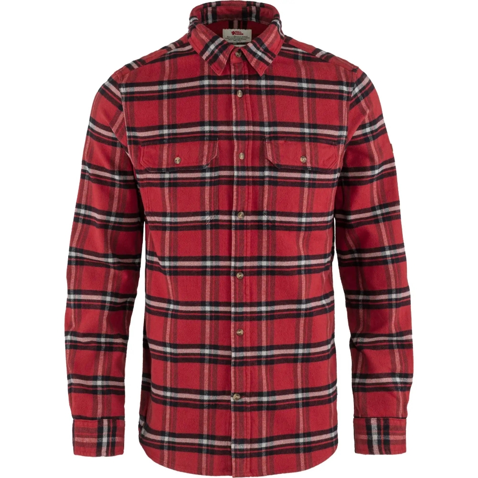 Camisa De Flanela Pesada Fjällräven Red Oak-fog Övik W