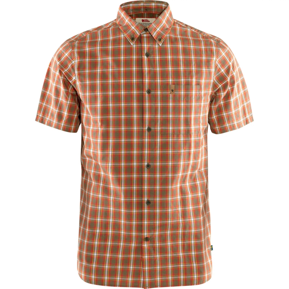 Camisa Azeitona Clara Fjällräven Övik Ss M