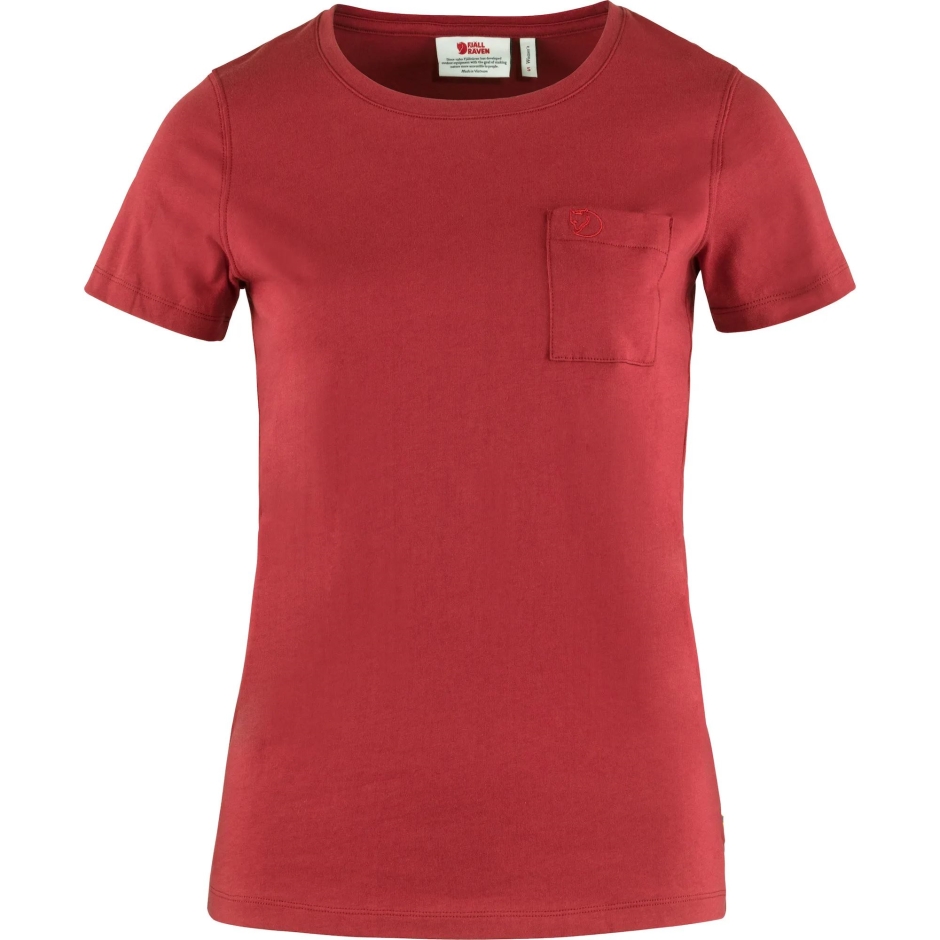 Camiseta Vermelha Framboesa Fjällräven Övik W