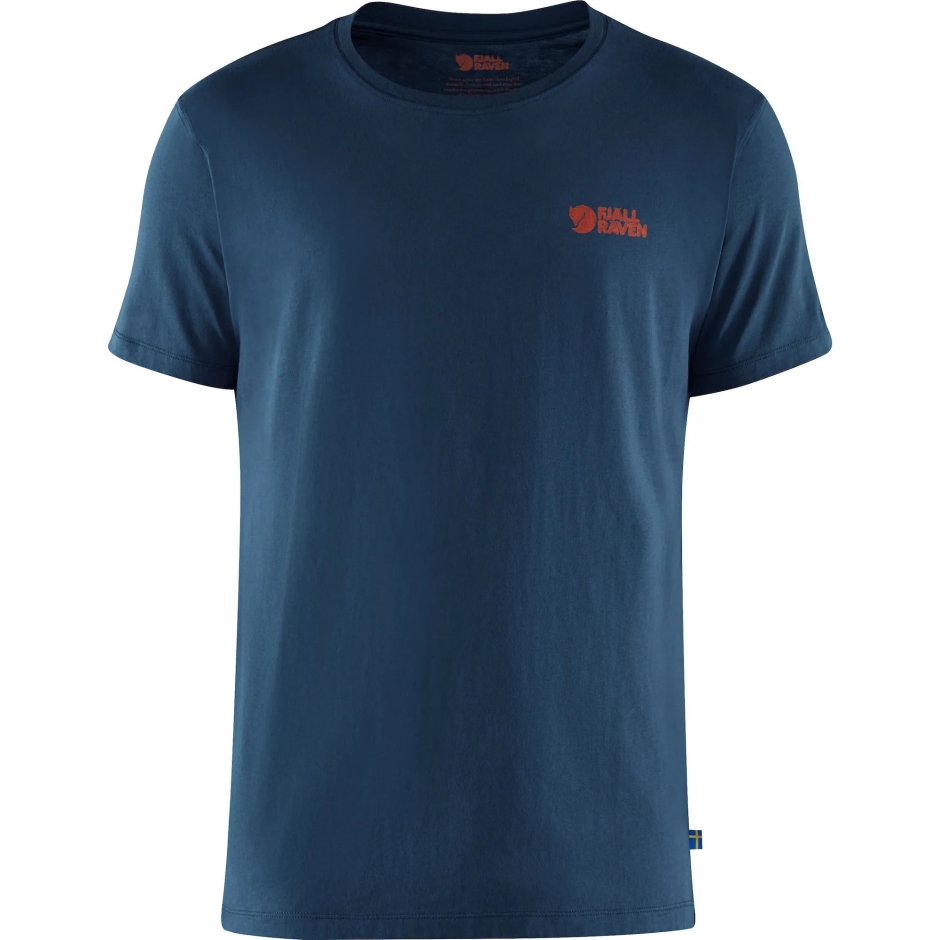 Camiseta Azul Marinho Espinho Pântano Com Raposa Da Montanha