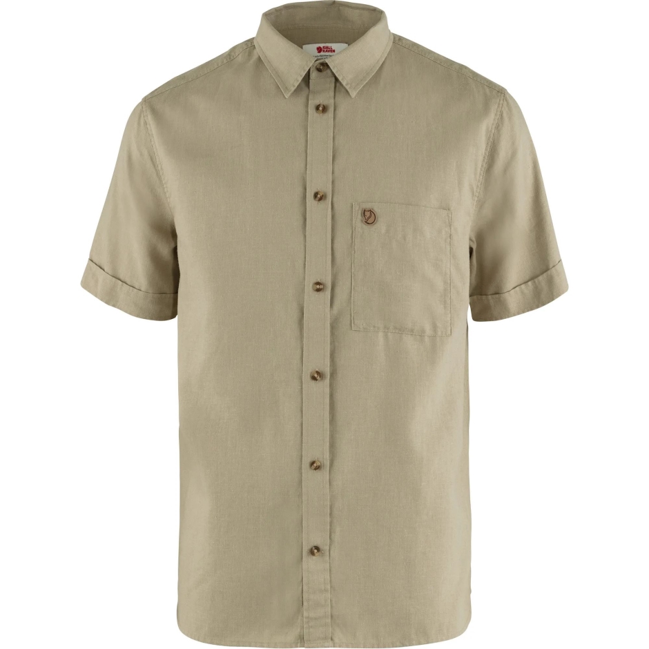 Fjällräven Övik Camisa De Viagem Ss M Pedra De Areia