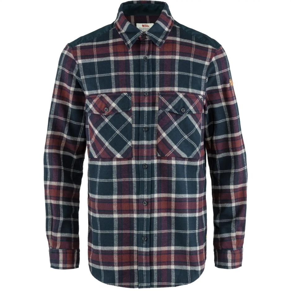 Fjällräven Marinho Escuro Granada Escuro Övik Twill Camisa M