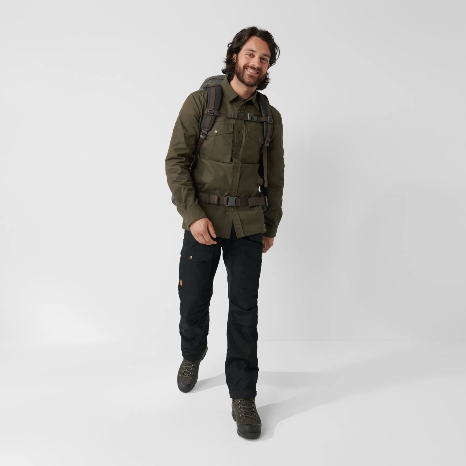 Calça Ventilada Fjällräven Preta Vidda Pro M Reg