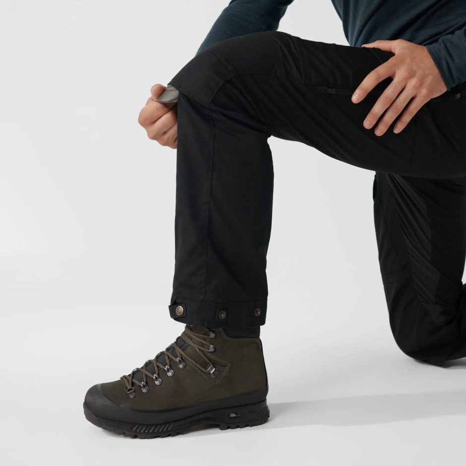 Calça Ventilada Fjällräven Preta Vidda Pro M Reg
