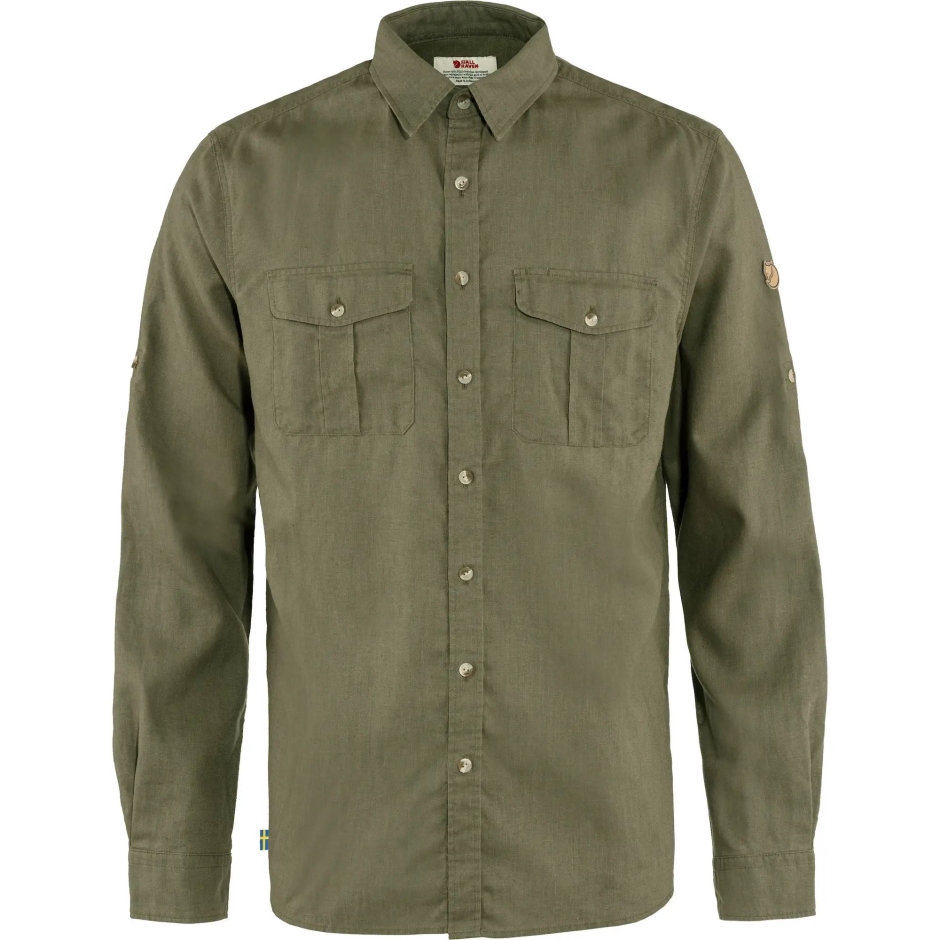 Camisa De Viagem Övik Ls M Verde Fashion Fjällräven