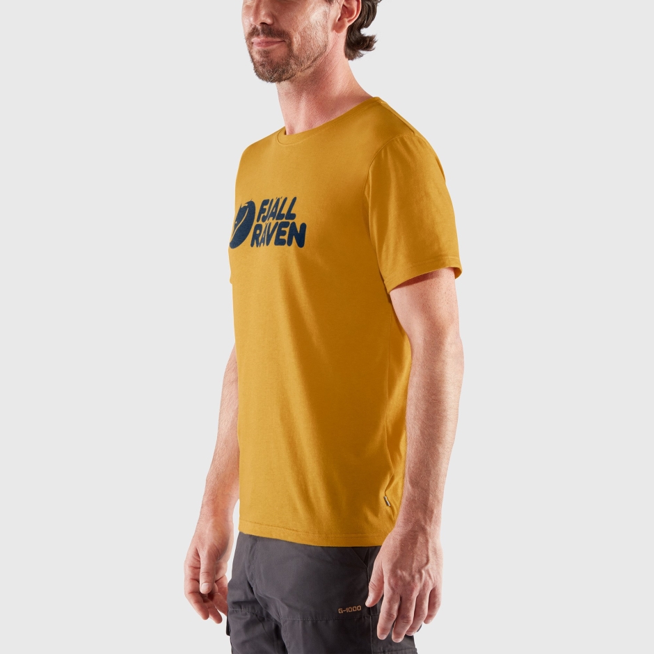 Camiseta Azul Marinho Com Logo Fjällräven W