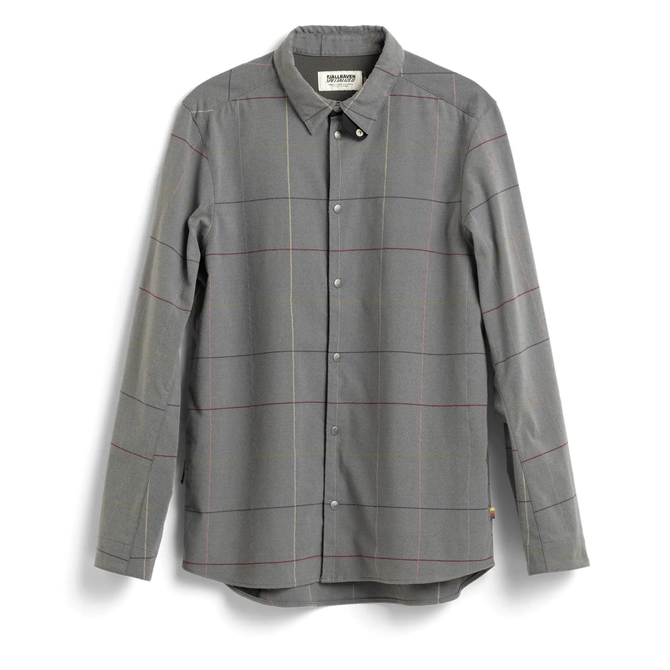 Fjällräven S/f Camisa De Flanela Do Piloto Ls M Janela De Bandeira Cinza