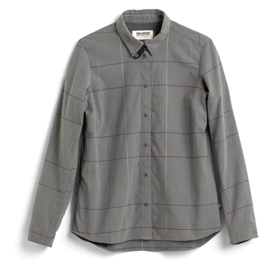 Janela De Bandeira Cinza S/f Camisa De Flanela Do Cavaleiro Ls W Fjällräven