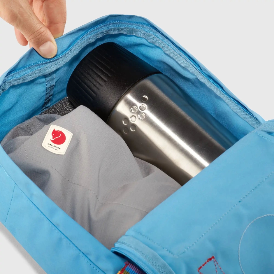 Kånken Arco-íris Mini Fjällräven Padrão De Arco-íris Verde Abeto