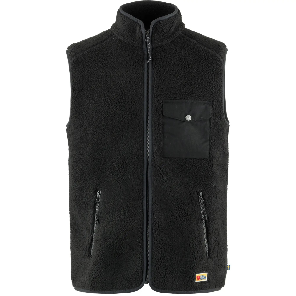 Colete De Lã Preto Fjällräven Para Uso Diário W