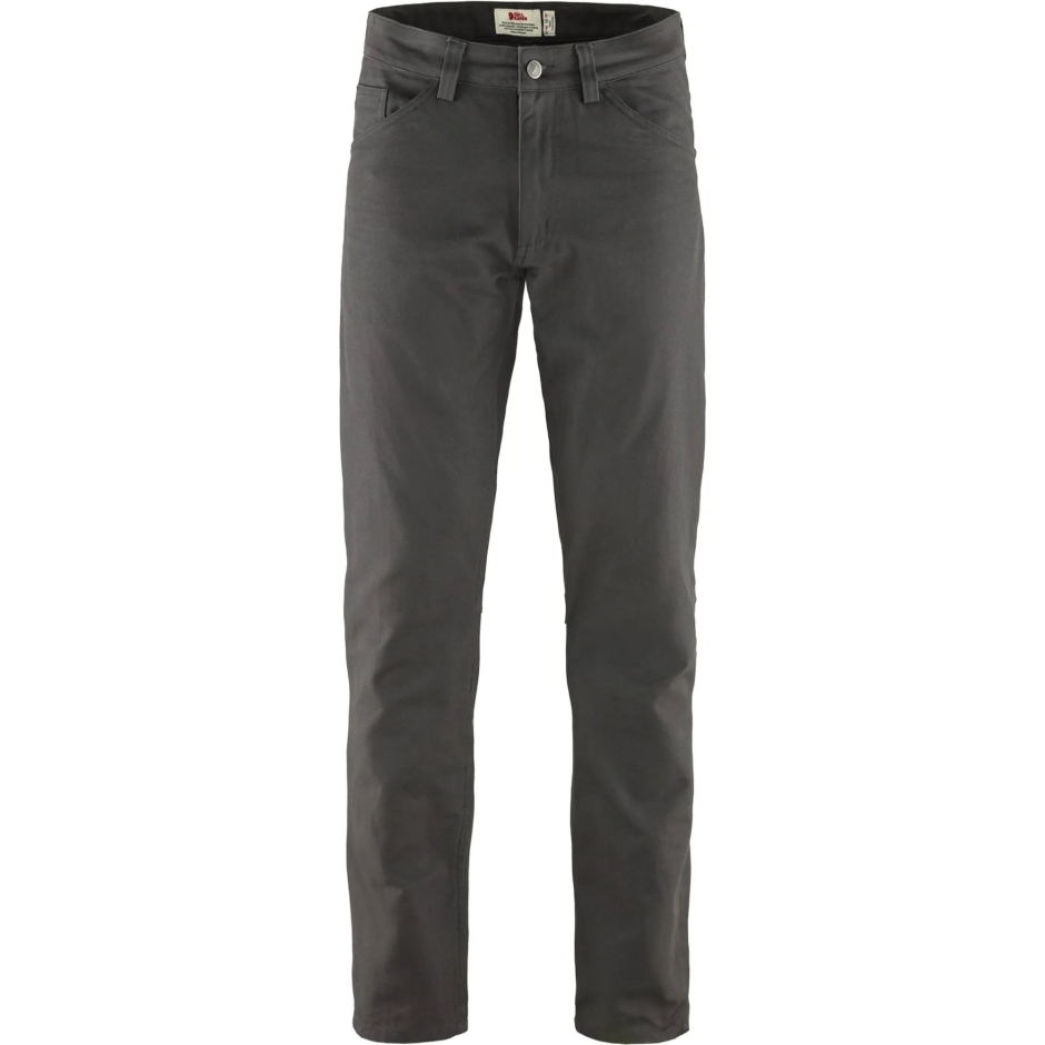 Fjällräven Greenland Canvas Jeans M Longo Cinza Escuro