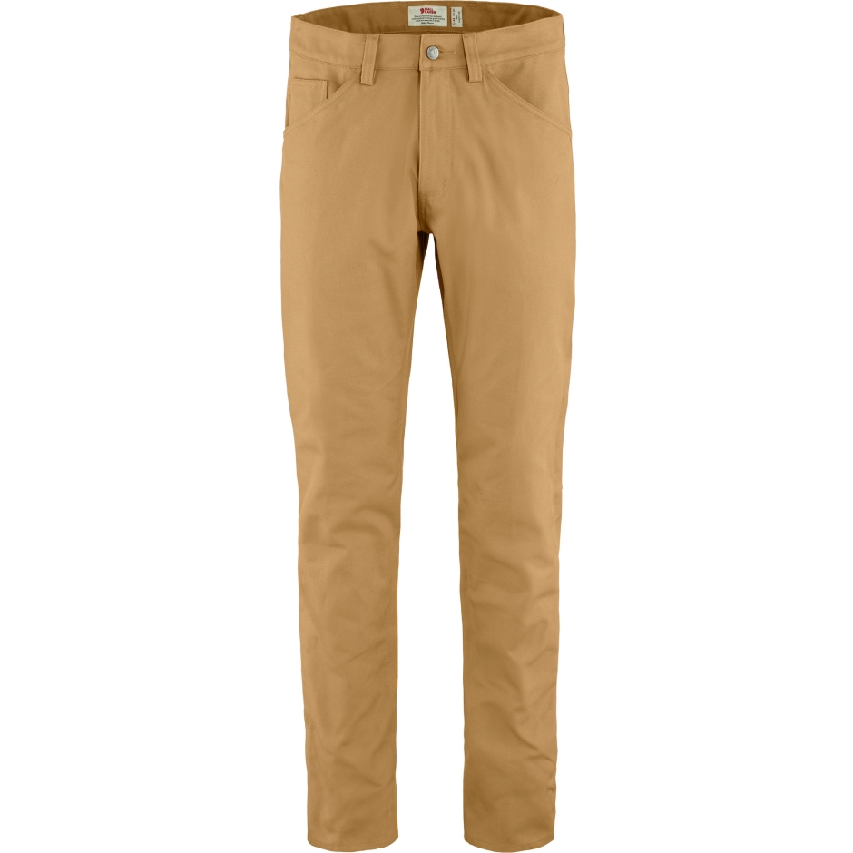 Calça Jeans Canvas Greenland M Longa Marrom Trigo Sarraceno Fjällräven