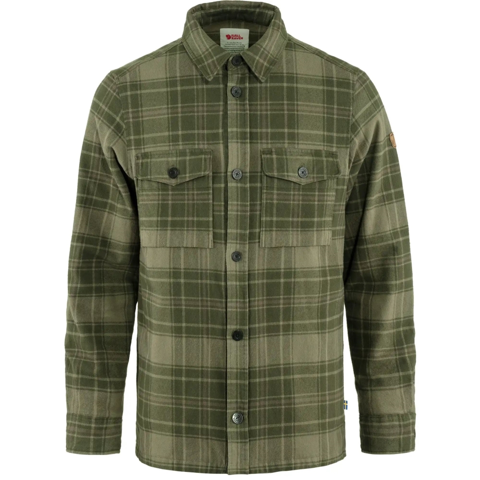 Camisa Acolchoada Övik Lite M Deep Forest-laurel Green Fjällräven