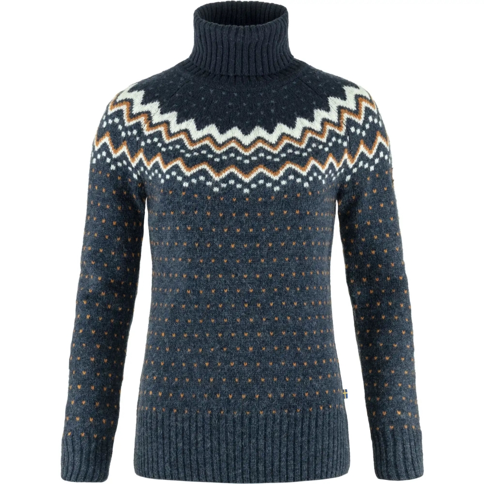 Marinho-escuro Azul Marinho Övik Malha Gola Alta Fjällräven