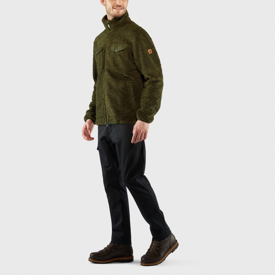 Fjällraven Greenland Pile Fleece M Cinza Escuro