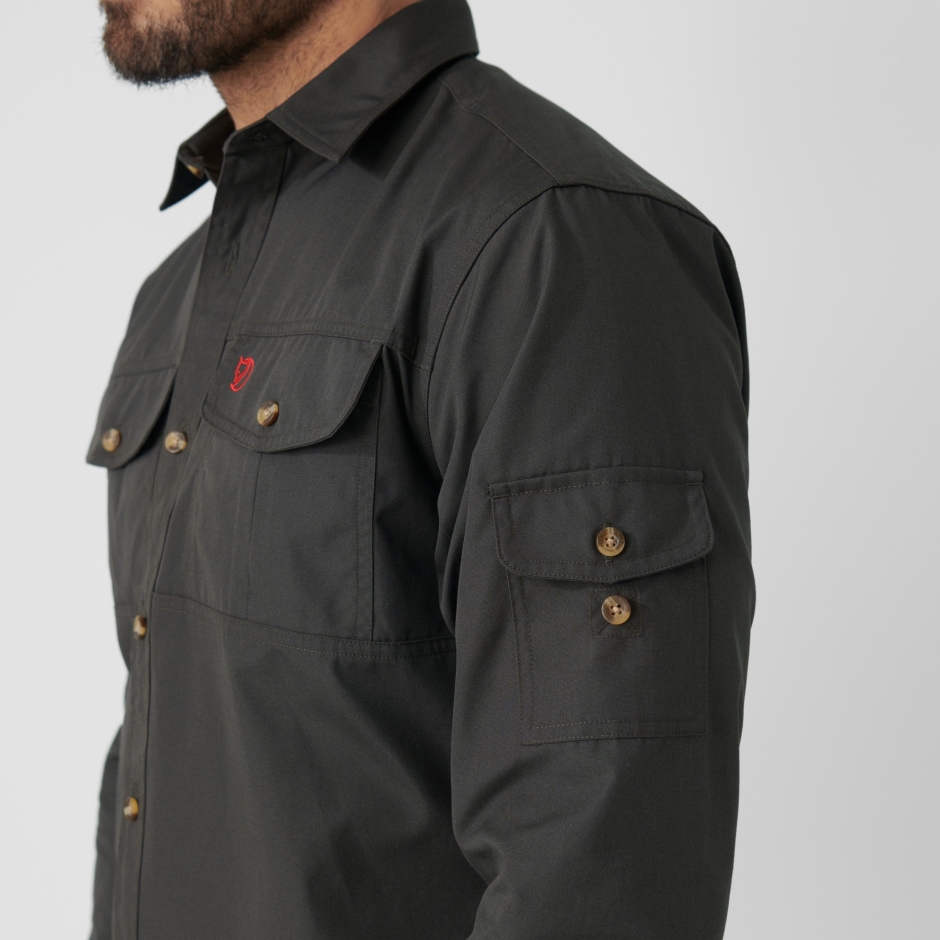 Camisa Verde Oliva Fjällräven Singi Trekking Ls M