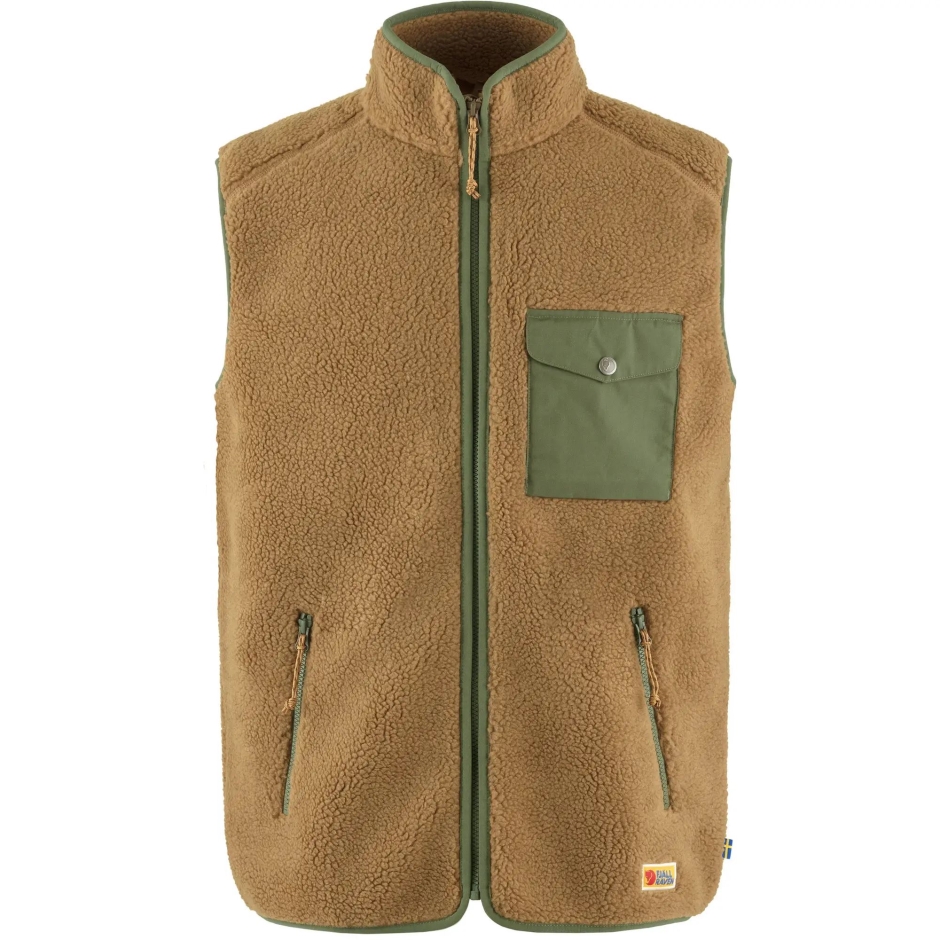 Colete De Lã Para Uso Diário M Fjällraven Trigo Sarraceno Verde Louro