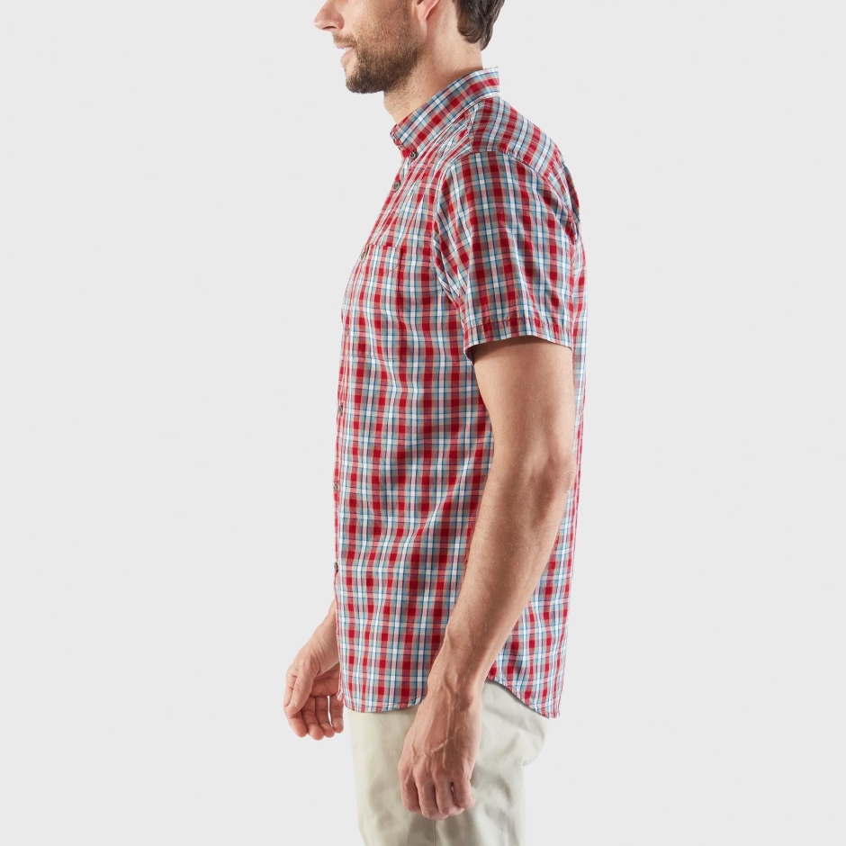 Camisa Övik Ss M Verde-alpino Azul Raposa Da Montanha