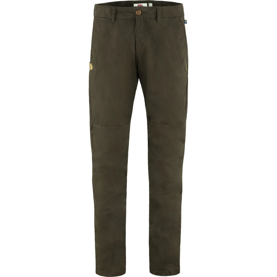 Calça Cônica Srmland M Longa Fashion Fjällräven Azeitona Escura